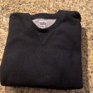Men’s Black Long Sleeve Sweater/Sweatshirt | Med